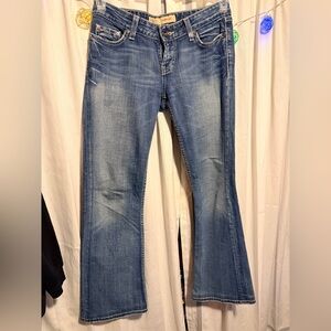 BKE SABRINA Women's Wide Leg Jeans in Denim Blue